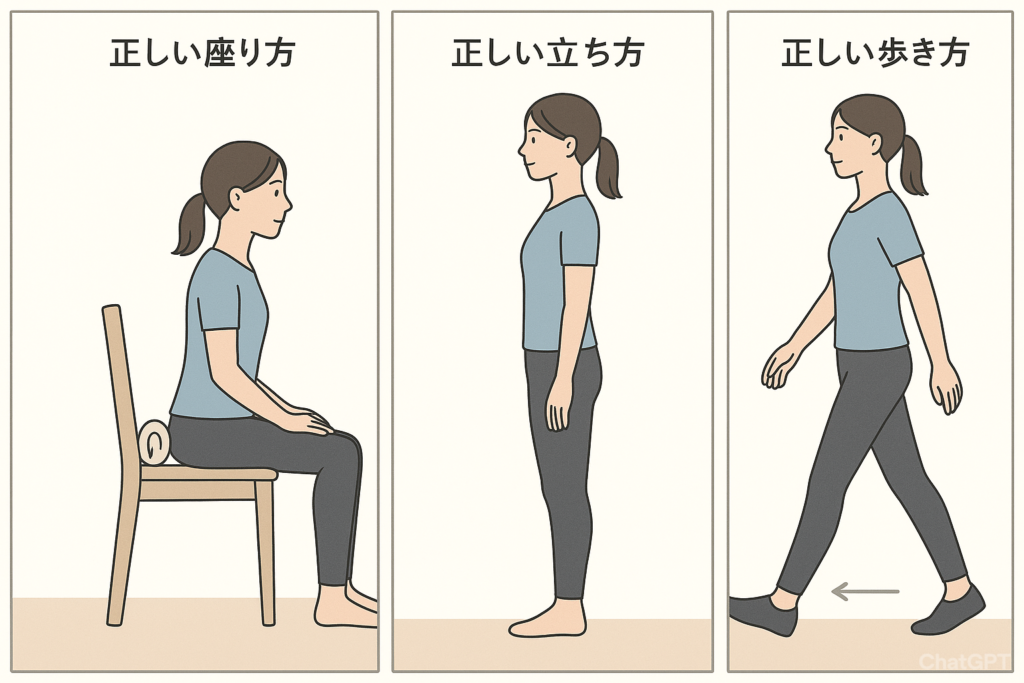 正しい姿勢