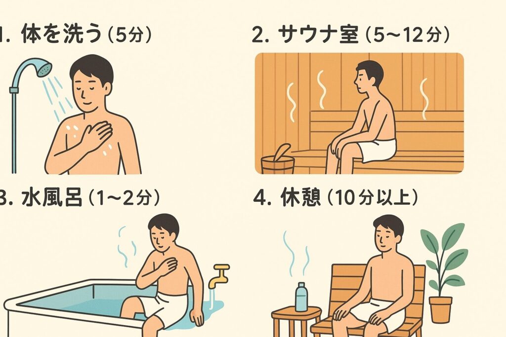 サウナの正しい入り方