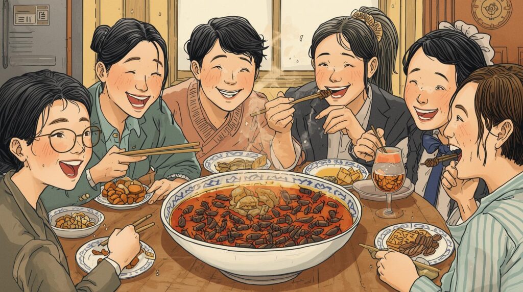 イナゴの佃煮や、ハチノコの甘露煮