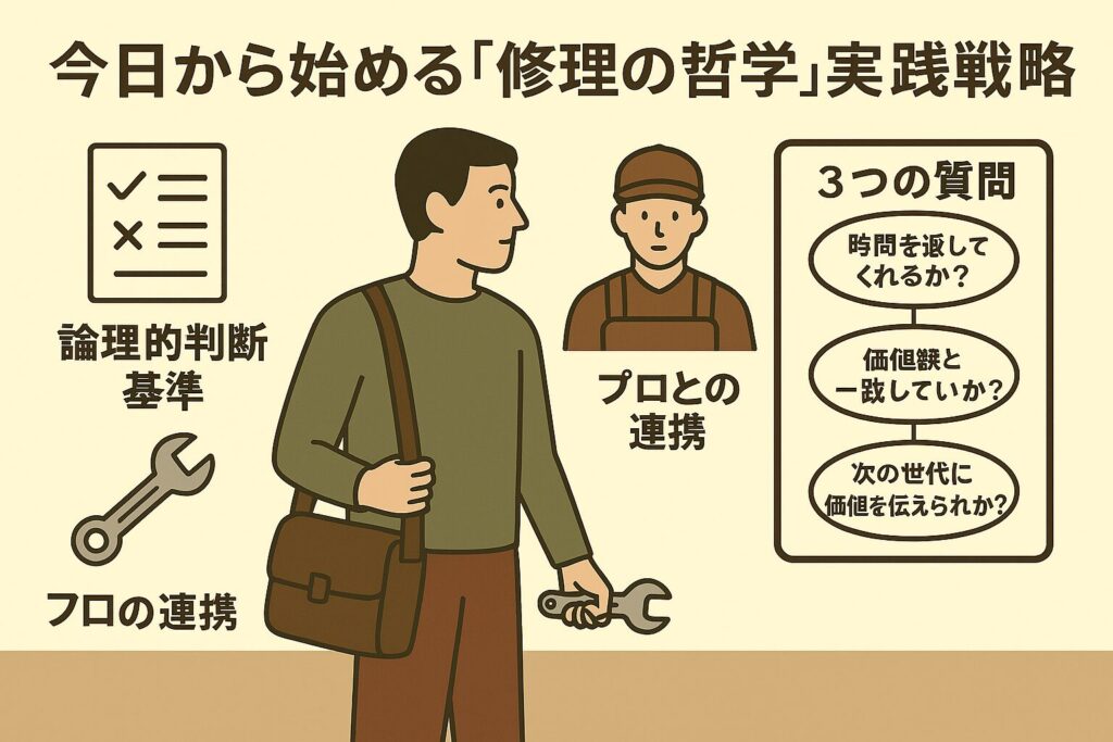 修理の哲学と実践の論理