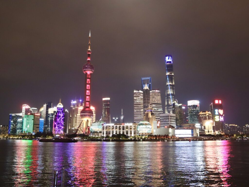 上海外灘の夜景