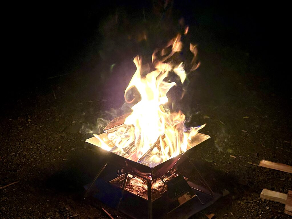 焚火は最高