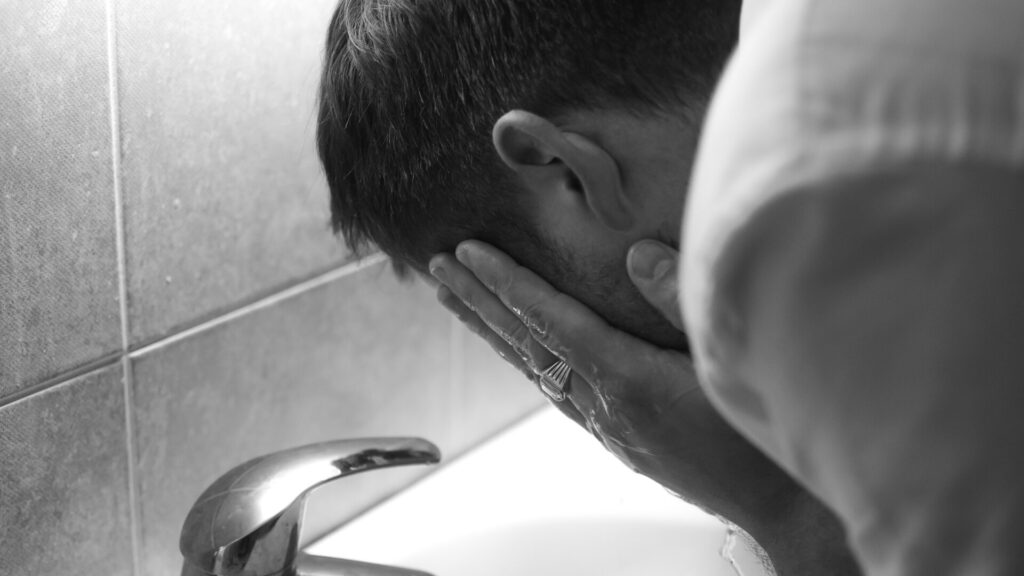 男性 洗顔