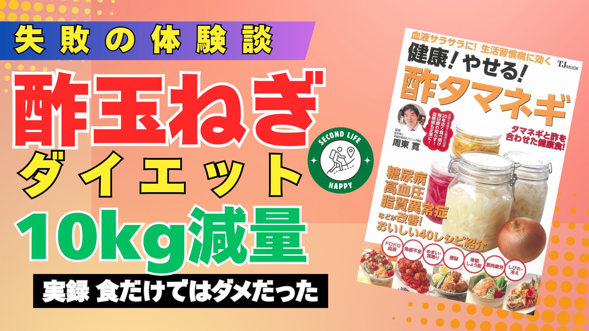 医学博士である周東 寛 先生監修の書籍『健康！ やせる！ 酢タマネギ』
