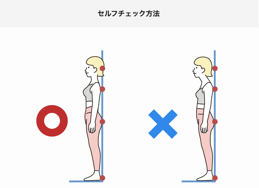 ストレートネックのチェック方法