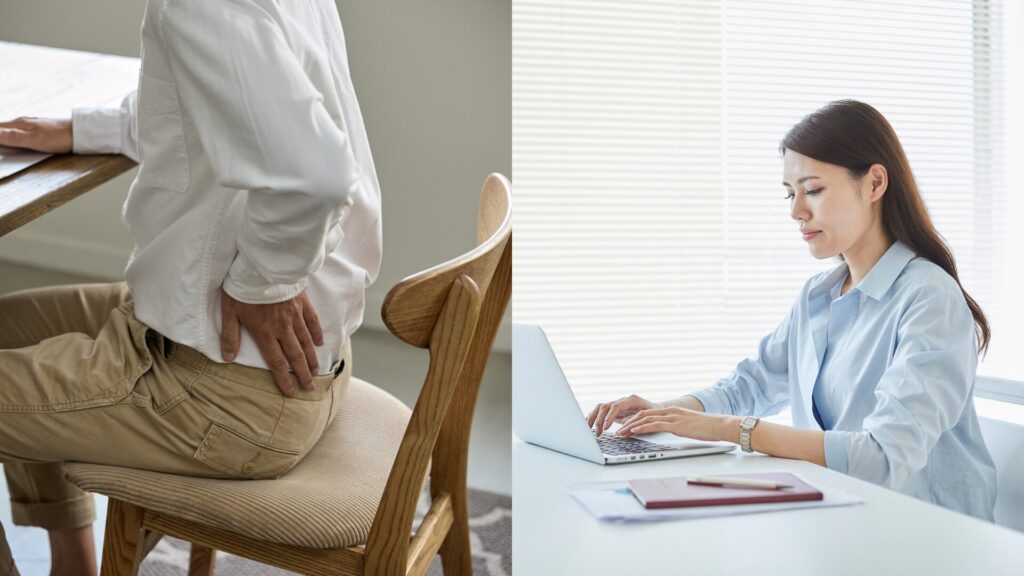 デスクワーク写真　２枚