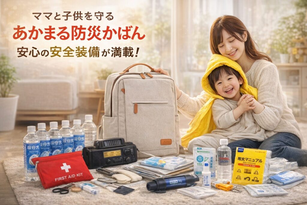 【南海トラフはいつくる?】怯えるママへ。あかまる防災かばんが「30年内80%」の不安を「1日5円」の安心に変える理由